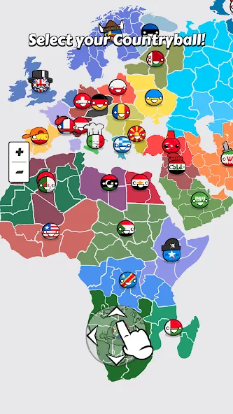 Мод Country Balls: World War — Безлимитные ресурсы и усиленная армия, скачать APK — скриншот 1 Мод Country Balls: World War — Безлимитные ресурсы и усиленная армия, скачать APK — скриншот 1