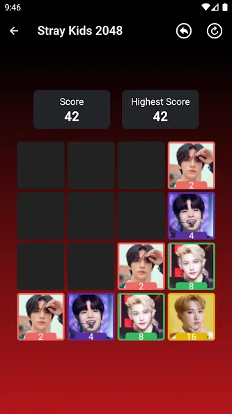 Stray Kids 2048 Game MOD APK: Разблокированы все участники и режимы — скриншот 3 Stray Kids 2048 Game MOD APK: Разблокированы все участники и режимы — скриншот 3
