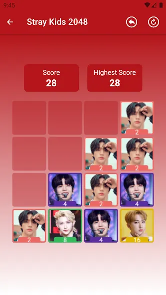 Stray Kids 2048 Game MOD APK: Разблокированы все участники и режимы — скриншот 4 Stray Kids 2048 Game MOD APK: Разблокированы все участники и режимы — скриншот 4