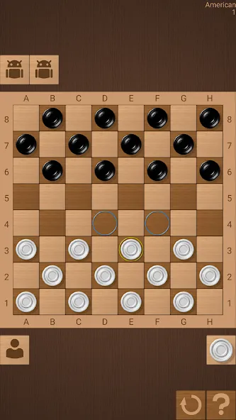 Checkers 7 — взломанная версия, Без рекламы и подсказки — скриншот 1 Checkers 7 — взломанная версия, Без рекламы и подсказки — скриншот 1