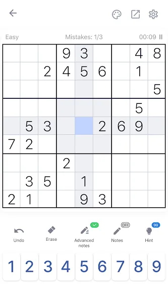 Скачать Sudoku - Classic Sudoku Puzzle на Андроид с модом — Без рекламы и без ограничений — скриншот 4