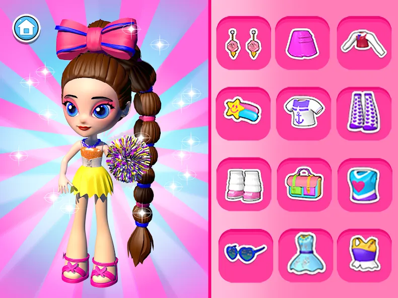 Doll Unbox! Fun Unboxing Games взломанный APK — Безлимитные деньги и все куклы открыты — скриншот 5