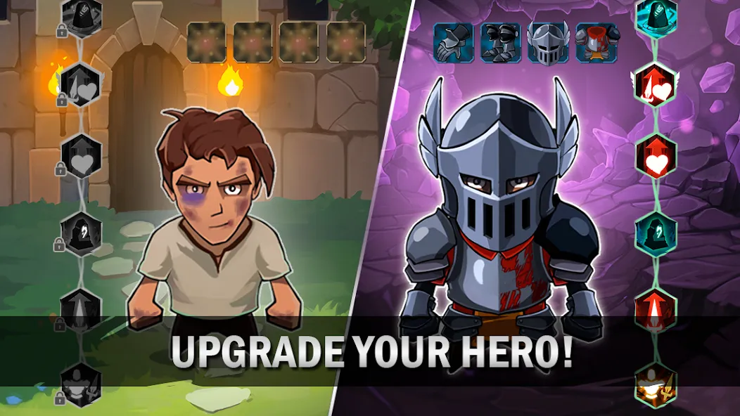 Order of Fate - Roguelike RPG взломанный APK — Безлимитные ресурсы и усиленные герои — скриншот 1