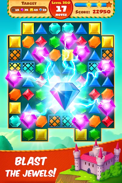 Jewel Empire : Quest & Match 3 — скачать мод: Безлимитные монеты и жизни — скриншот 4 Jewel Empire : Quest & Match 3 — скачать мод: Безлимитные монеты и жизни — скриншот 4
