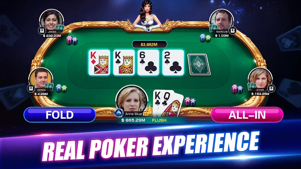Winning Poker™ - Texas Holdem — взломанная версия, Безлимитные фишки и всё открыто — скриншот 1 Winning Poker™ - Texas Holdem — взломанная версия, Безлимитные фишки и всё открыто — скриншот 1