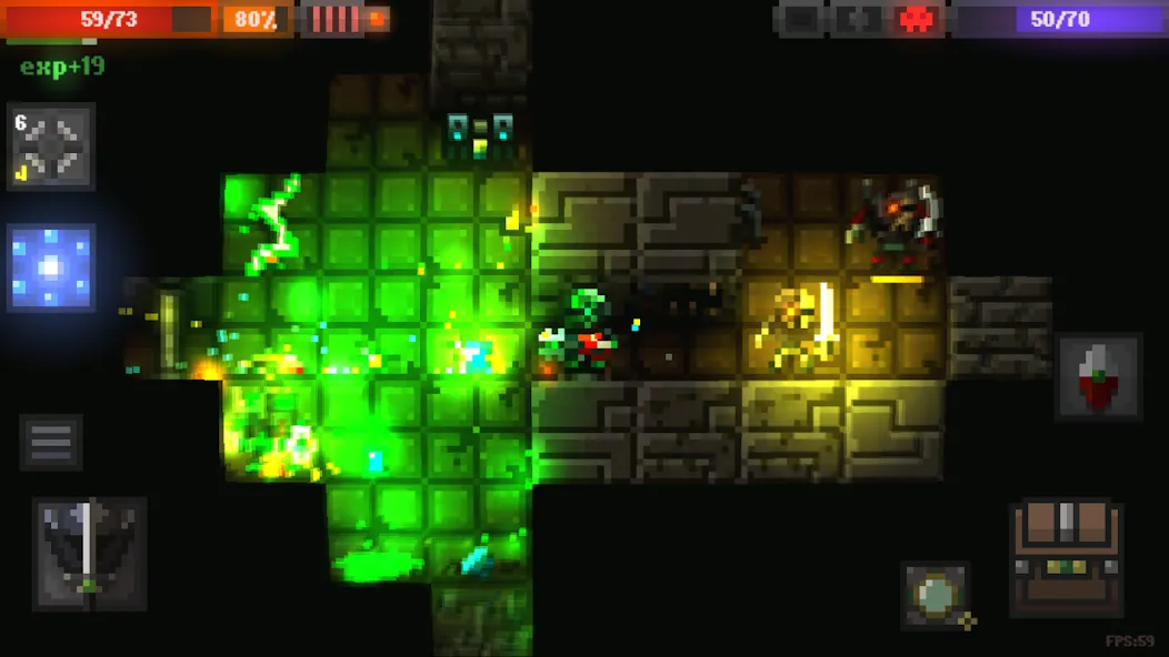 Скачать мод Caves (Roguelike] — Бессмертие и бесконечные ресурсы — скриншот 2