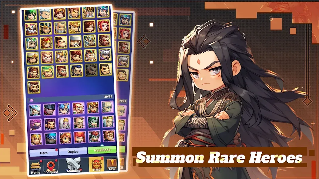 Mini Heroes: Summoners War бесплатно на Андроид — мод: Безлимитные деньги и алмазы — скриншот 2