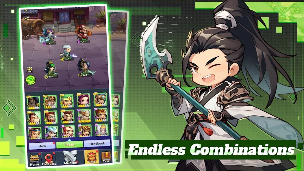 Mini Heroes: Summoners War бесплатно на Андроид — мод: Безлимитные деньги и алмазы — скриншот 3