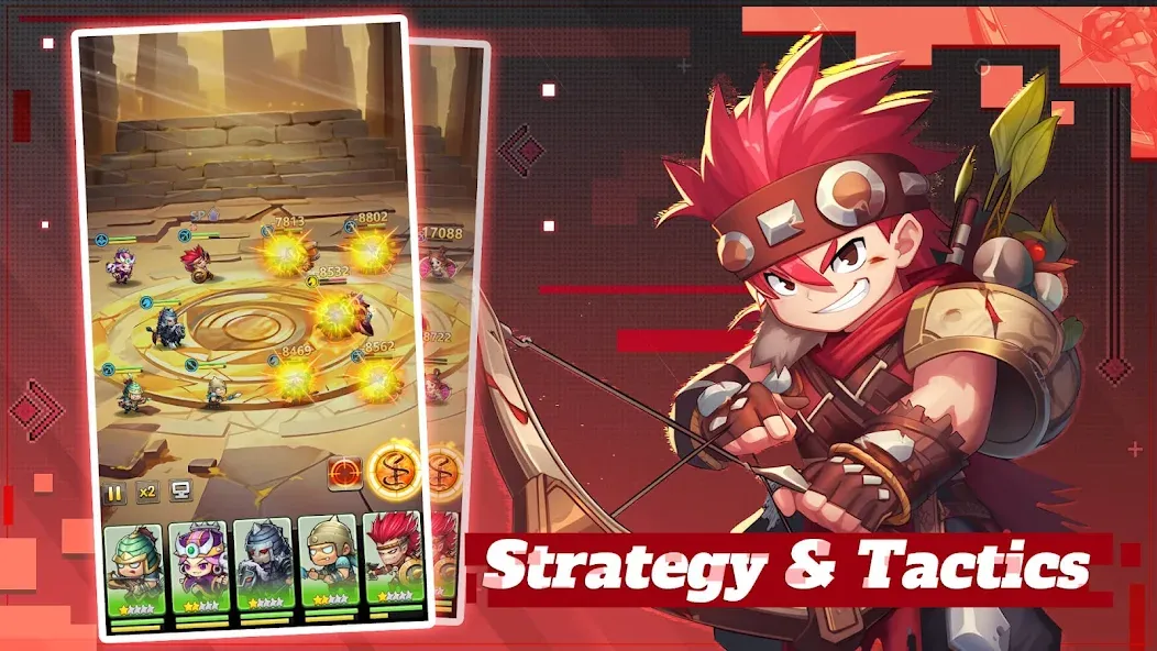 Mini Heroes: Summoners War бесплатно на Андроид — мод: Безлимитные деньги и алмазы — скриншот 4