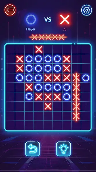 OX Game - XOXO · Tic Tac Toe MOD APK: Открыты все режимы и темы — скриншот 5