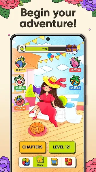 Скачать 3 Tiles - Tile Matching Games Mod APK — Безлимитные подсказки и жизни — скриншот 3 Скачать 3 Tiles - Tile Matching Games Mod APK — Безлимитные подсказки и жизни — скриншот 3