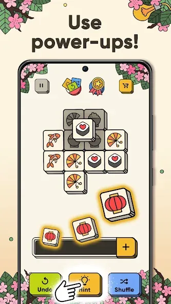 Скачать 3 Tiles - Tile Matching Games Mod APK — Безлимитные подсказки и жизни — скриншот 4 Скачать 3 Tiles - Tile Matching Games Mod APK — Безлимитные подсказки и жизни — скриншот 4