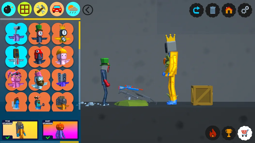 Мод Playground 3D — Много денег и всё открыто, скачать APK — скриншот 1 Мод Playground 3D — Много денег и всё открыто, скачать APK — скриншот 1