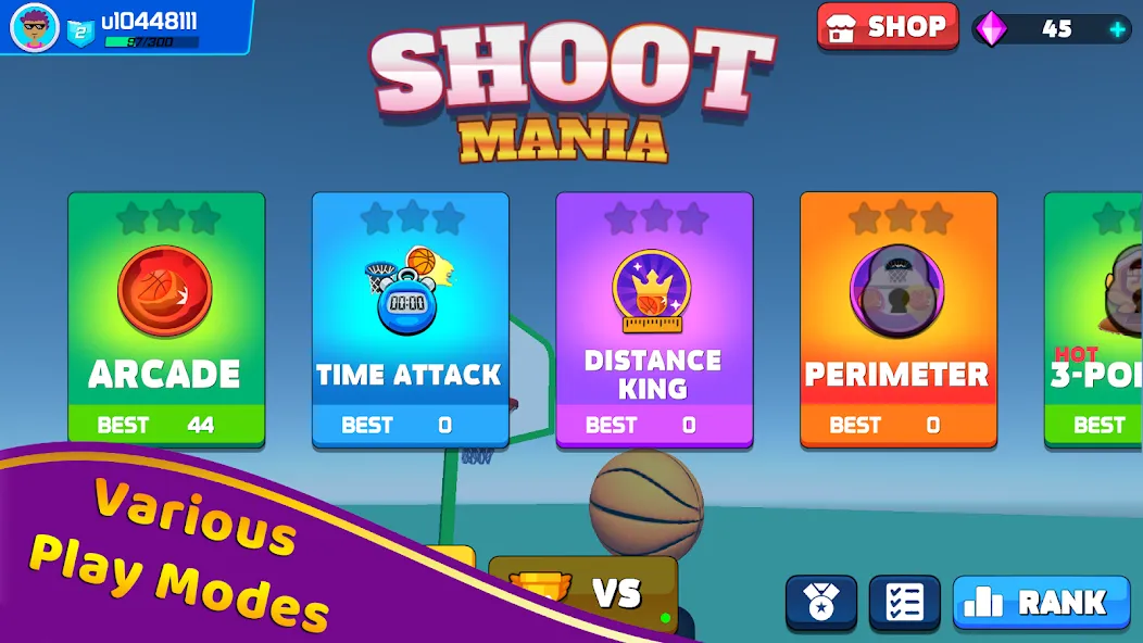 Скачать Shoot Challenge Basketball Mod APK — Безлимитные деньги и мячи — скриншот 2 Скачать Shoot Challenge Basketball Mod APK — Безлимитные деньги и мячи — скриншот 2