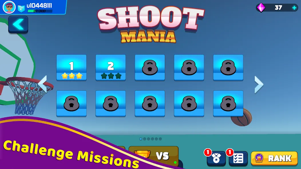 Скачать Shoot Challenge Basketball Mod APK — Безлимитные деньги и мячи — скриншот 4 Скачать Shoot Challenge Basketball Mod APK — Безлимитные деньги и мячи — скриншот 4