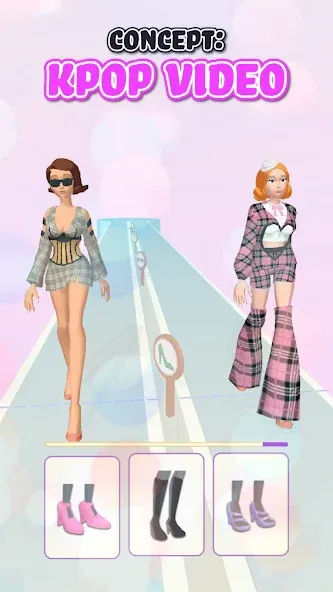 Fashion Battle - Dress up game бесплатно на Андроид — мод: Безлимитные деньги и все наряды — скриншот 1