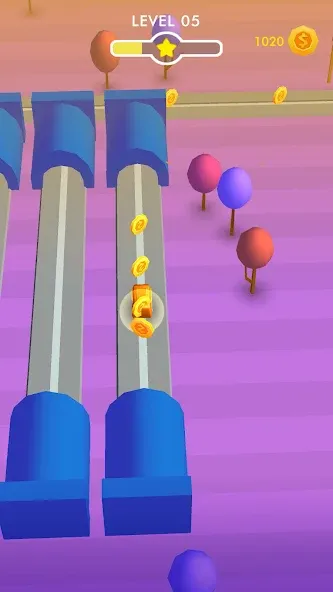 Train Adventure - Line Game бесплатно на Андроид — мод: Безлимитные ресурсы и открыты все уровни — скриншот 5
