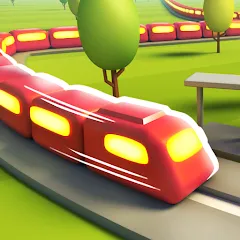 Train Adventure - Line Game бесплатно на Андроид — мод: Безлимитные ресурсы и открыты все уровни
