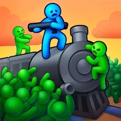 Train Defense: Zombie Game (Мод: Безлимитные ресурсы и усиленная защита) — скачать на Андроид