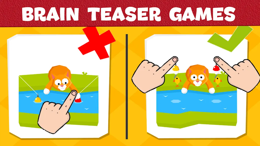 Brain Games: Puzzle for adults (Мод: Без рекламы и все уровни открыты) — скачать на Андроид — скриншот 3 Brain Games: Puzzle for adults (Мод: Без рекламы и все уровни открыты) — скачать на Андроид — скриншот 3
