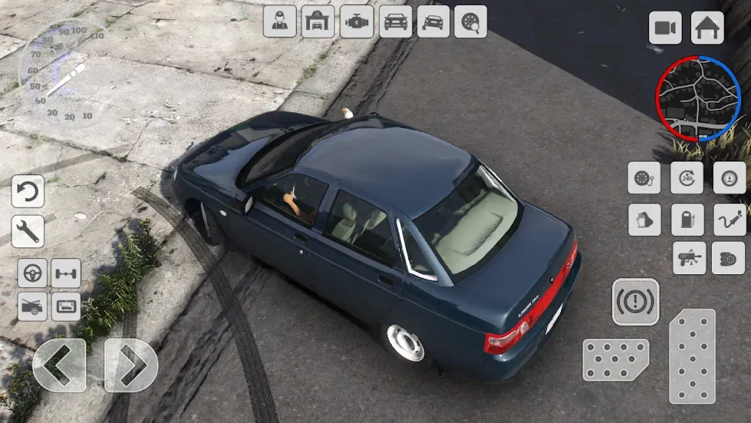 Drift 2110: Russian Tuning VAZ бесплатно на Андроид — мод: Безлимитные деньги и тюнинг — скриншот 3