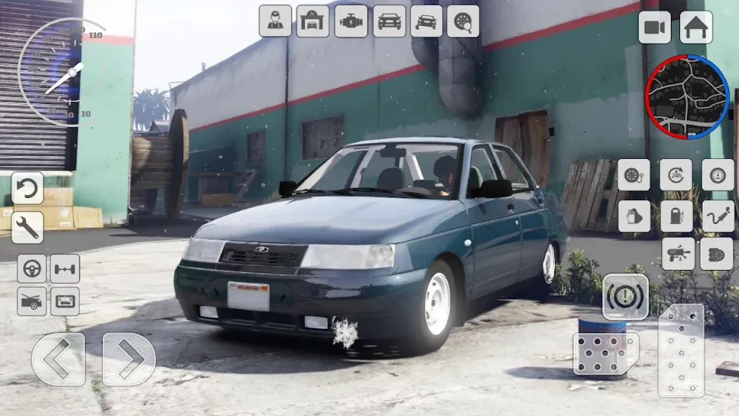 Drift 2110: Russian Tuning VAZ бесплатно на Андроид — мод: Безлимитные деньги и тюнинг — скриншот 4