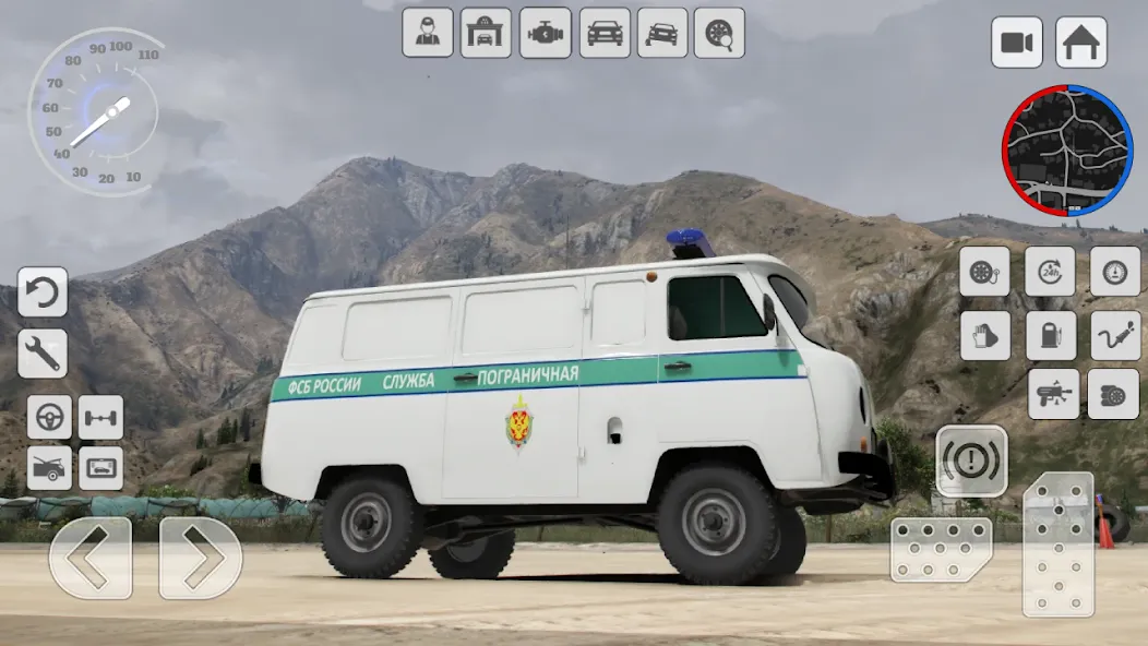 Скачать UAZ Loaf: Special vehicle 4x4 последней версии — Безлимитные деньги и топливо — скриншот 3 Скачать UAZ Loaf: Special vehicle 4x4 последней версии — Безлимитные деньги и топливо — скриншот 3