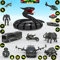 Snake Car Robot Transformation взлом на Андроид — Много денег и все машины открыты