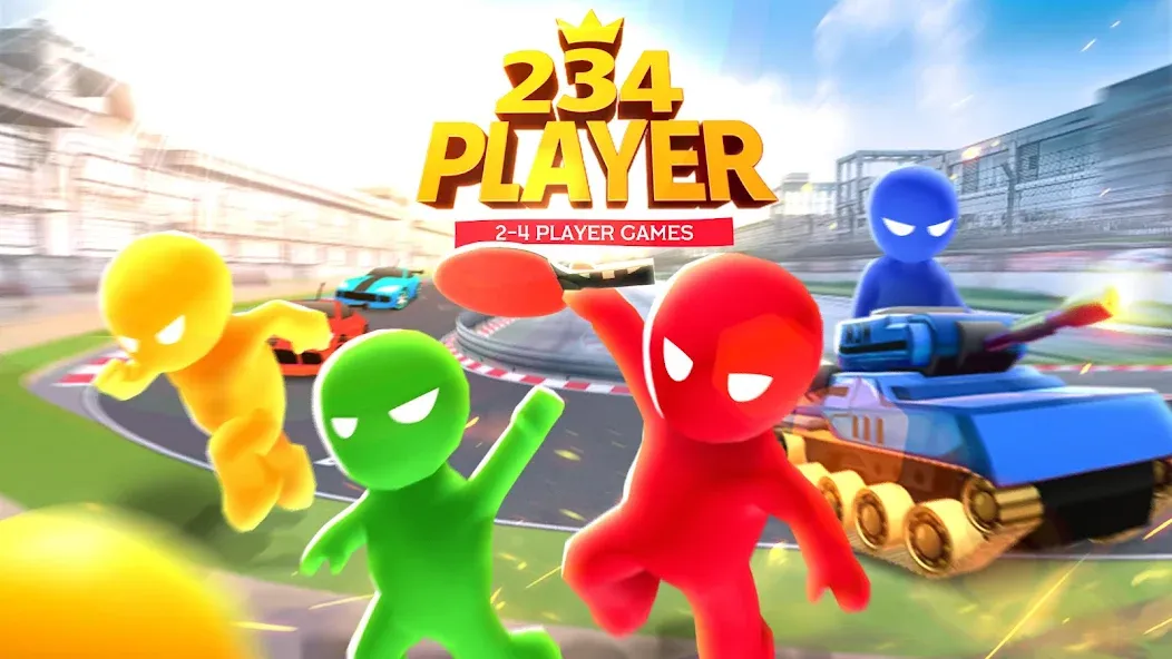 2 3 4 Player Games взлом APK — Разблокированы все мини-игры и режимы — скриншот 1