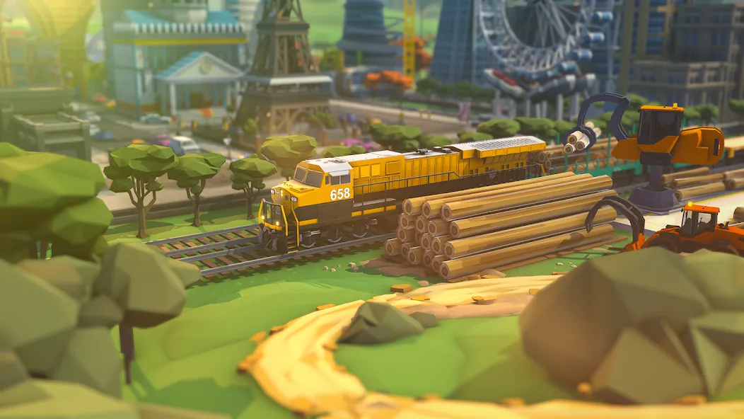 Transport Tycoon Empire: City бесплатно на Андроид — мод: Безлимитные деньги и ресурсы — скриншот 3