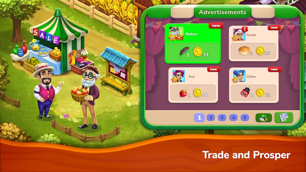 Farmington – Farm game — последняя версия с модом (Безлимитные монеты и ресурсы) — скриншот 4 Farmington – Farm game — последняя версия с модом (Безлимитные монеты и ресурсы) — скриншот 4
