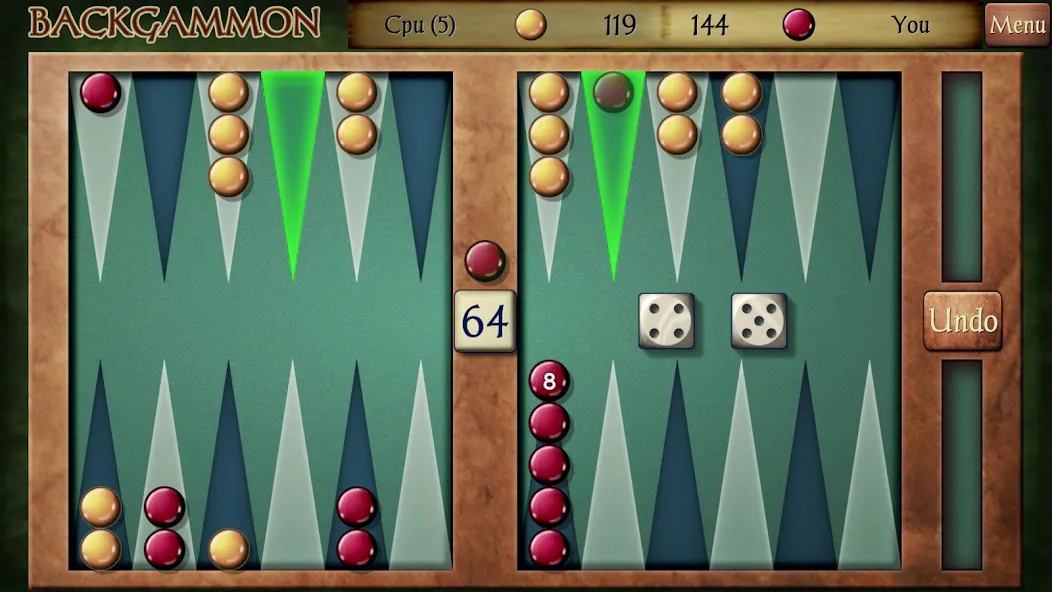 Backgammon (Мод: Без рекламы и много монет) — скачать на Андроид — скриншот 1