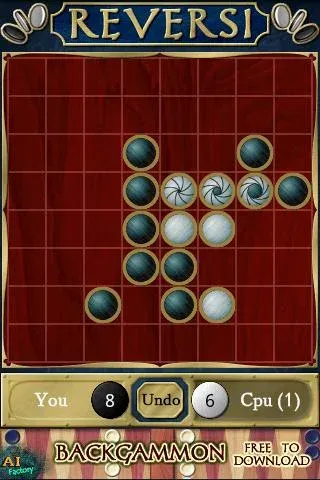 Reversi — взломанная версия, Без рекламы и подсказки — скриншот 2 Reversi — взломанная версия, Без рекламы и подсказки — скриншот 2