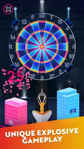 Скачать взлом Darts of Fury — Безлимитные деньги и все разблокировано — скриншот 2 Скачать взлом Darts of Fury — Безлимитные деньги и все разблокировано — скриншот 2