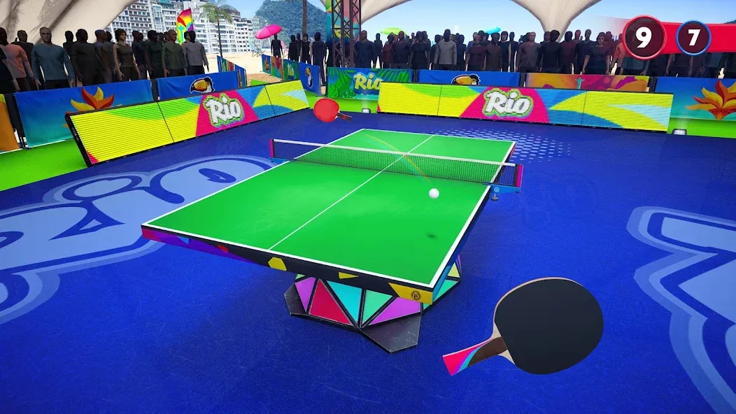 Скачать Ping Pong Fury — Безлимитные деньги и энергия — скриншот 2