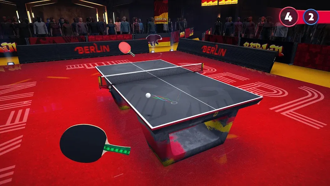 Скачать Ping Pong Fury — Безлимитные деньги и энергия — скриншот 4