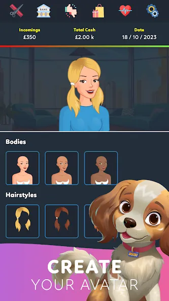 Мод Life Simulator 3 - Real Life — Безлимитные деньги и высокий доход, скачать APK — скриншот 1