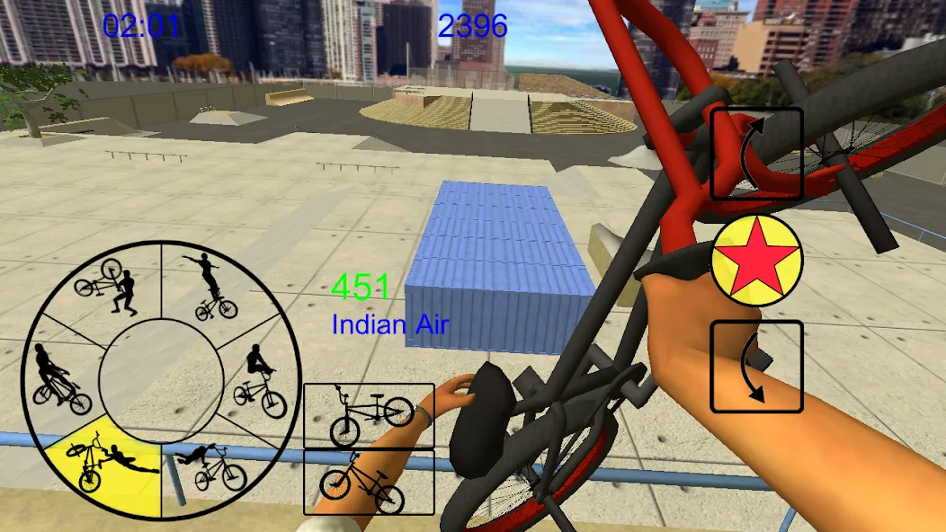 Скачать BMX Freestyle Extreme 3D Mod APK — Безлимитные деньги и все трюки — скриншот 2