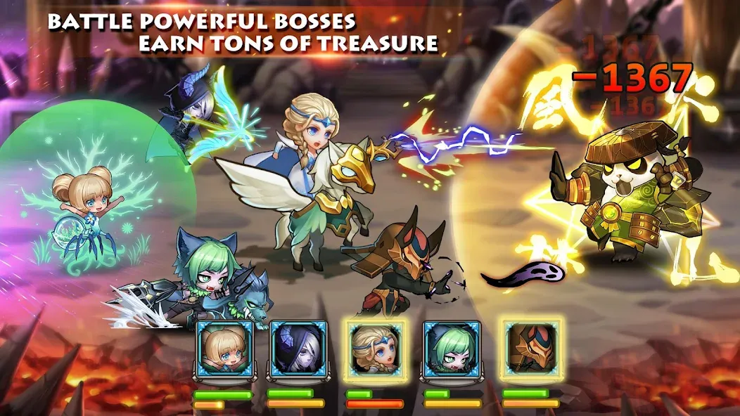 Soul Hunters на телефон — скачать мод: Безлимитные ресурсы и мощные герои — скриншот 4 Soul Hunters на телефон — скачать мод: Безлимитные ресурсы и мощные герои — скриншот 4