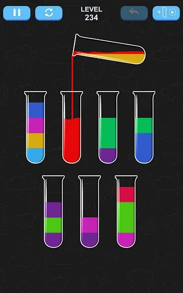 Скачать Water Sort Puzzle Mod APK — Без рекламы и все уровни открыты — скриншот 5 Скачать Water Sort Puzzle Mod APK — Без рекламы и все уровни открыты — скриншот 5