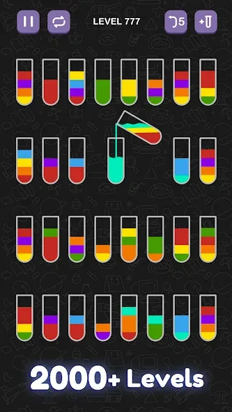 Water Sort Puzzle - Sort Color взлом APK — Без рекламы и все уровни открыты — скриншот 2 Water Sort Puzzle - Sort Color взлом APK — Без рекламы и все уровни открыты — скриншот 2