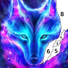 Скачать Wolf Coloring Book Color Game последней версии — Разблокированы все раскраски и цвета