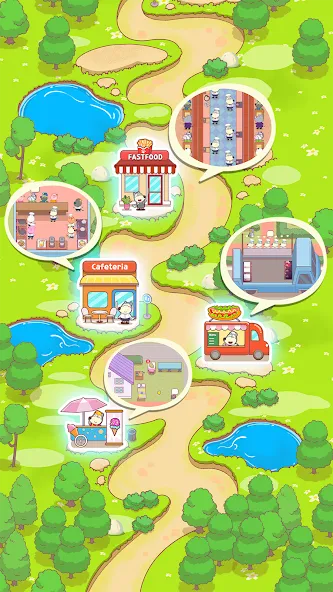 Скачать Wolfoo Snack Bar, Restaurant — Безлимитные монеты и все блюда открыты — скриншот 2