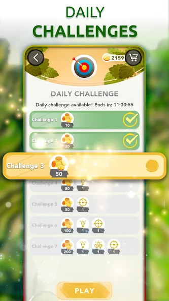 Word Connect - Words of Nature — Безлимитные подсказки и открытые уровни, скачать мод APK — скриншот 3