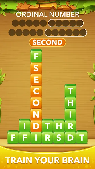 Скачать Word Heaps -Connect Stack Word Mod APK — Безлимитные подсказки и открыты все уровни — скриншот 1