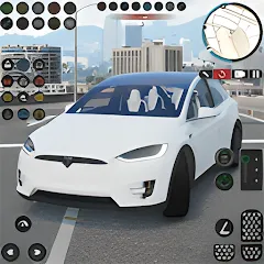 Мод Electric Tesla Model X Driver — Безлимитные деньги и все машины открыты, скачать APK