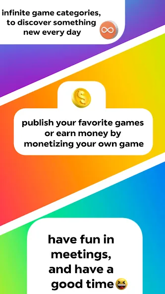 PLAYMODE - Play now взломанный APK — Игра без ограничений и рекламы — скриншот 2