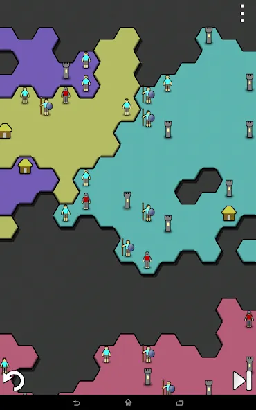 Скачать Antiyoy Classic последней версии — Безлимитные ресурсы и открыты все уровни — скриншот 2 Скачать Antiyoy Classic последней версии — Безлимитные ресурсы и открыты все уровни — скриншот 2