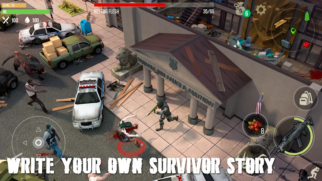 Скачать Prey Day: Zombie Survival Mod APK — Безлимитные ресурсы и оружие — скриншот 1 Скачать Prey Day: Zombie Survival Mod APK — Безлимитные ресурсы и оружие — скриншот 1