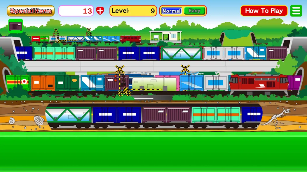 Train Zoom-Zoom (Мод: Безлимитные деньги и открыты все поезда) — скачать на Андроид — скриншот 5 Train Zoom-Zoom (Мод: Безлимитные деньги и открыты все поезда) — скачать на Андроид — скриншот 5